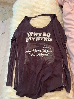 Trunk Ltd Lynyrd Skynyrd Long Sleeve Tee - Deep Plum
